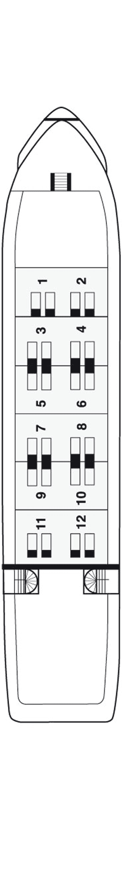 Deckplan: Hauptdeck 1