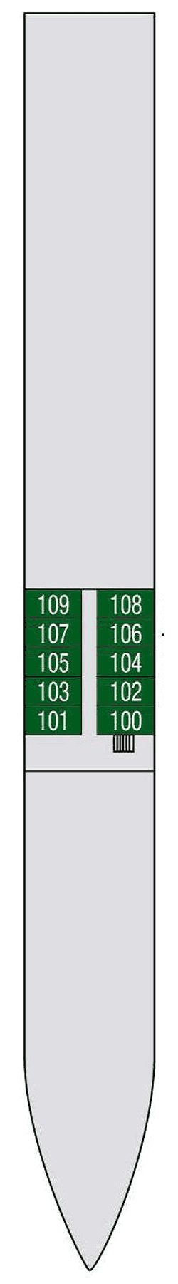 Deckplan: Hauptdeck 1