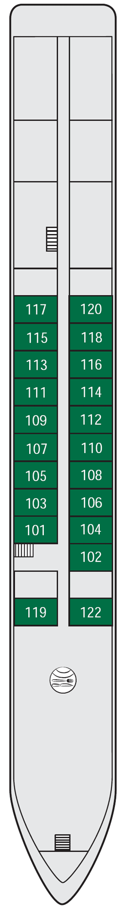 Deckplan: Hauptdeck 1