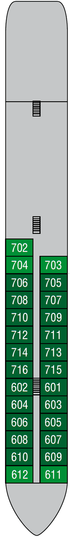 Deckplan: Hauptdeck 1
