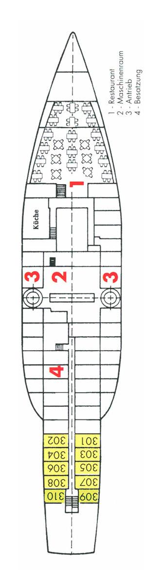 Deckplan: Passaudeck 1