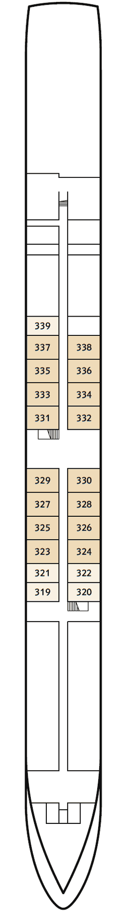 Deckplan: Hauptdeck 1