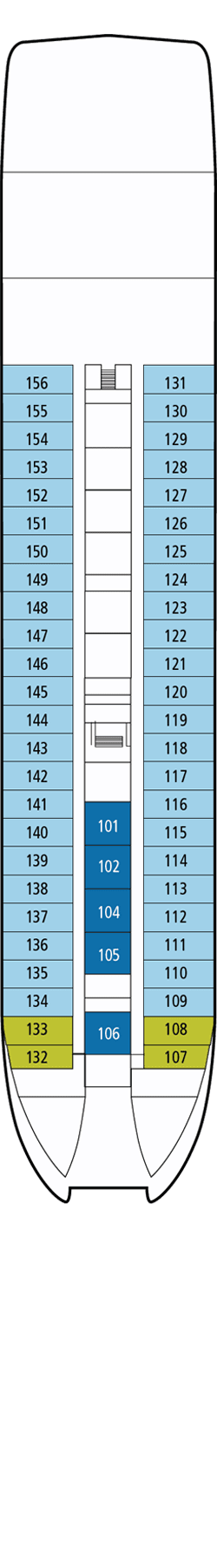 Deckplan: Hauptdeck 1