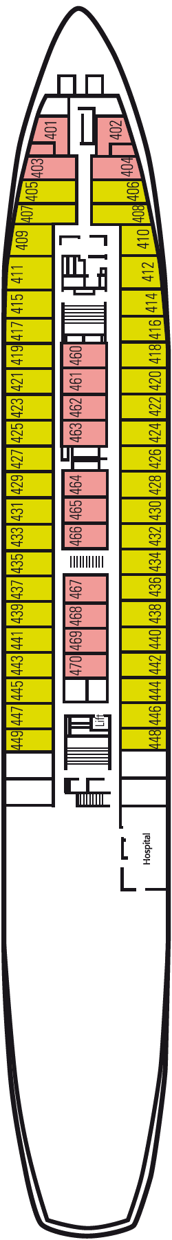 Plan du pont: B-Deck 2