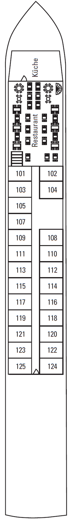 Deckplan: Hauptdeck 1