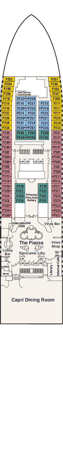 Deckplan: Plaza Deck 5