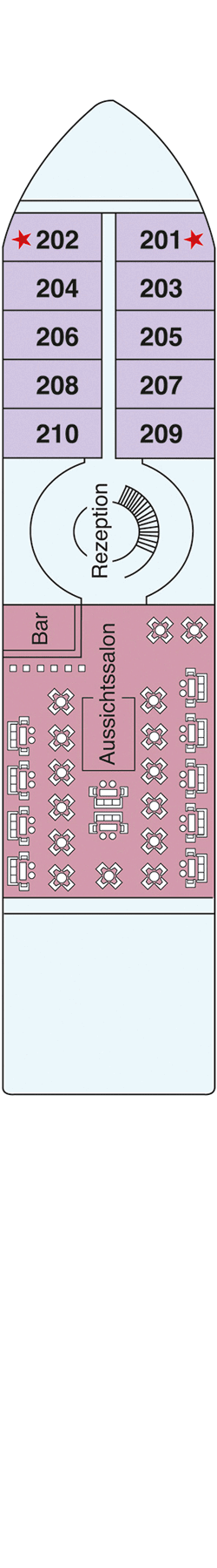 Deckplan: Hauptdeck 2