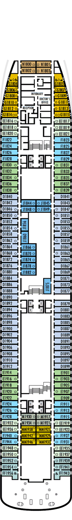 Dekkenplan: Dolphin 1