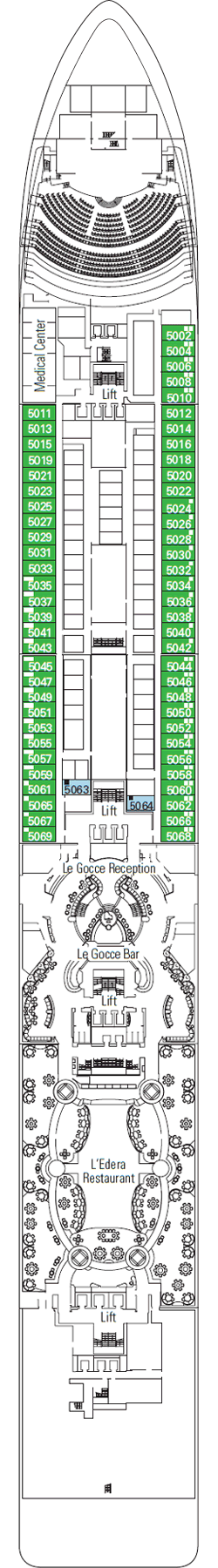 Msc Magnifica Kreuzfahrten Schiffsbewertungen Und Deckplan