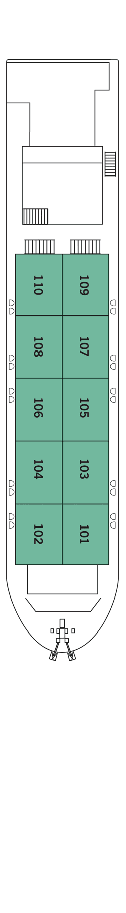 Deckplan: Hauptdeck 1