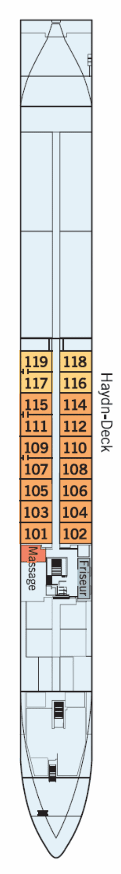 Dekkenplan: Haydn-Deck 1