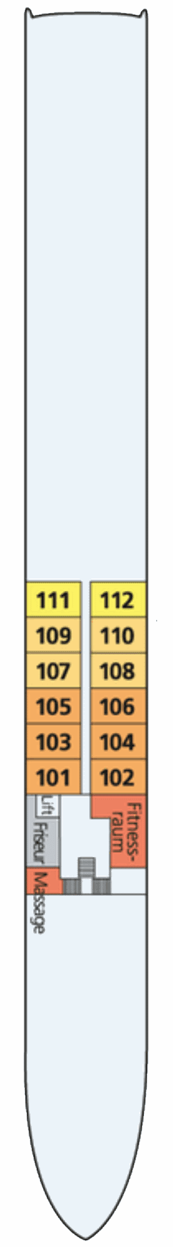 Deckplan: Haydn Deck 1