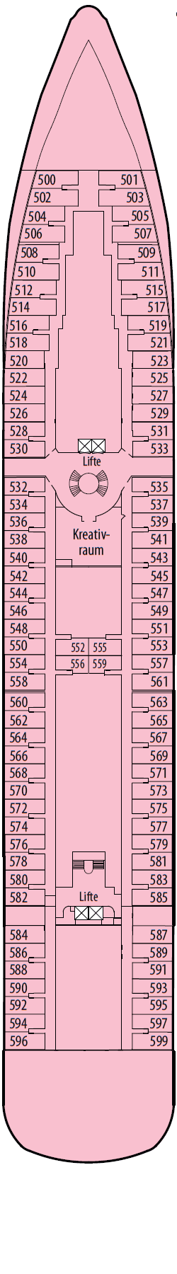 Deckplan: Saturn-Deck 1