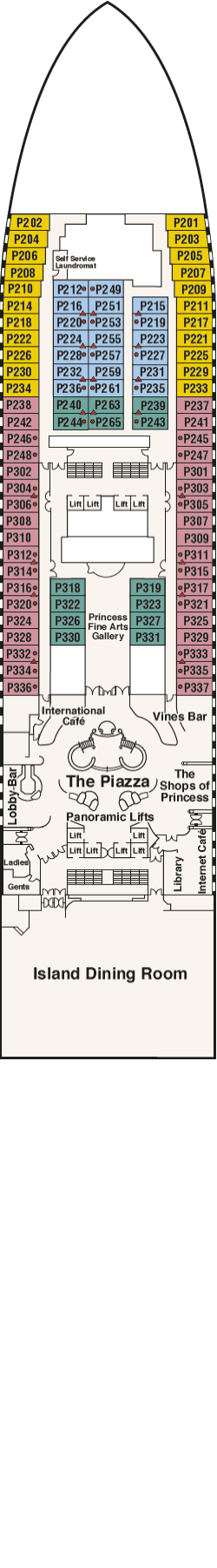 Deckplan: Plaza Deck 5