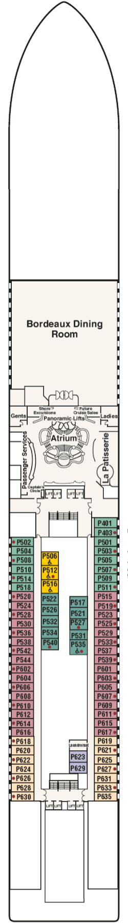 Deckplan: Plaza Deck 5