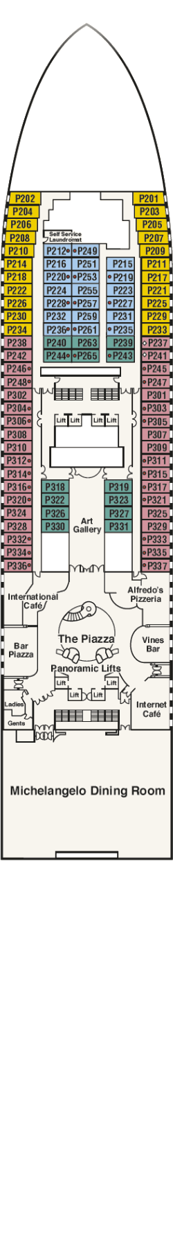 Deckplan: Plaza Deck 5