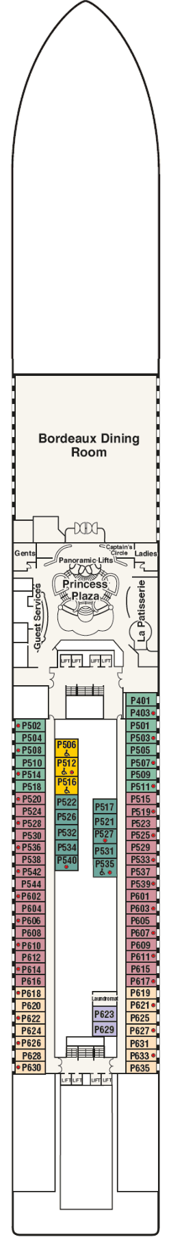 Deckplan: Plaza Deck 5