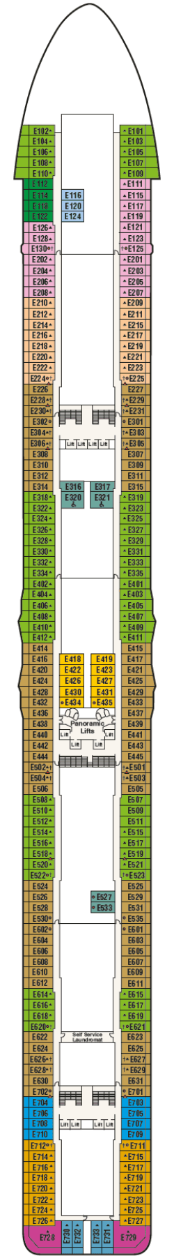 Dekkenplan: Emerald Deck 8