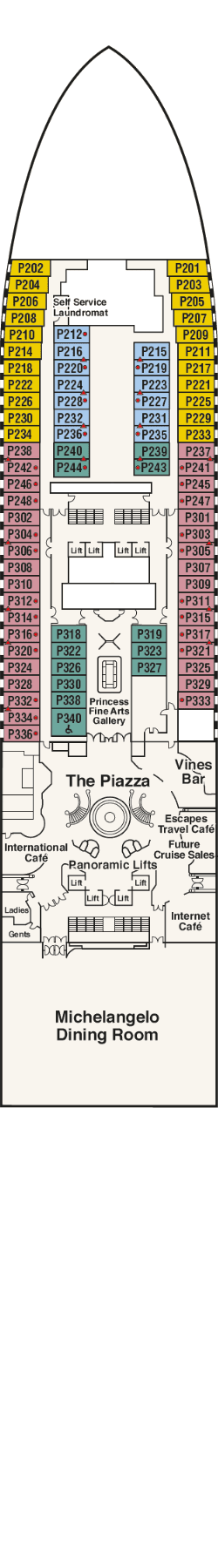Deckplan: Plaza Deck 5