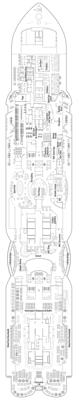 Deck 8 — MSC Seaview