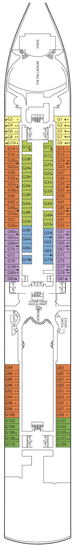 Plano de cubierta: G Deck 1