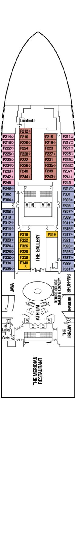 Plano do convés: P Deck  5
