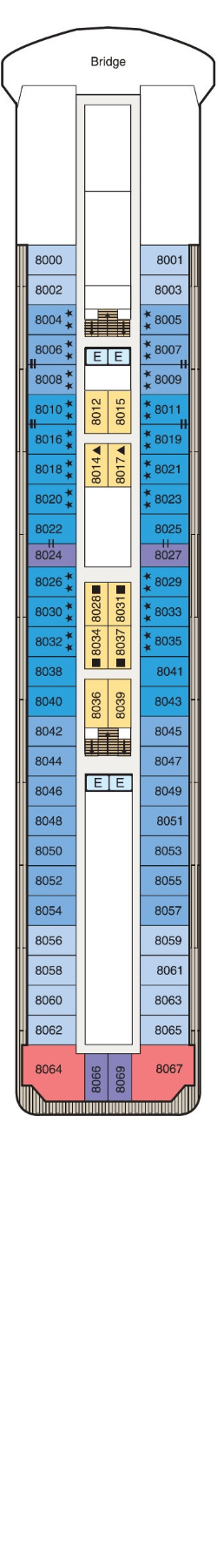 Deckplan Deck 8