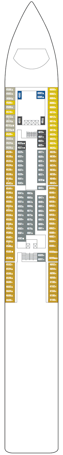 Pride of America Kreuzfahrten, Deckplan und Schiffsbewertungen