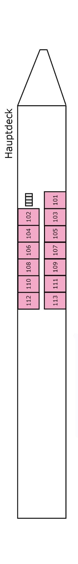 Deckplan: Hauptdeck 1