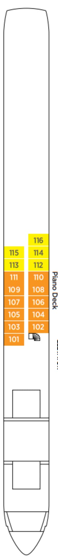 Deckplan: Piano Deck 1