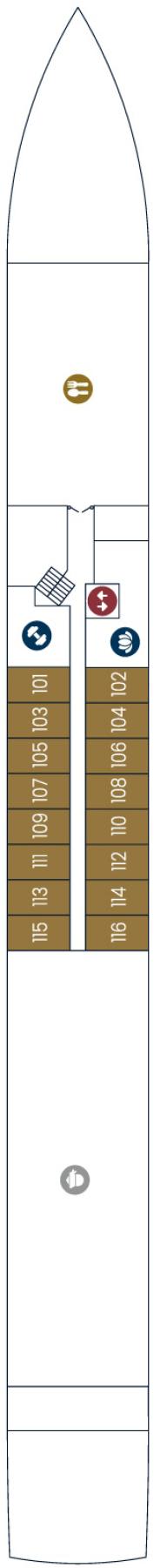 Viva Cruises VIVA TWO Smaragd Deck
