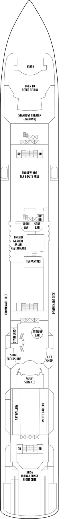Deck 7 – Deckplan Norwegian Gem