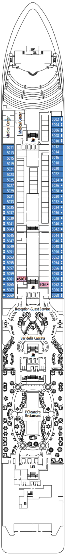 Deckplan: Grazioso Deck 5