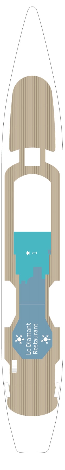 Deckplan Deck 4 · Zéphyr Deck 4