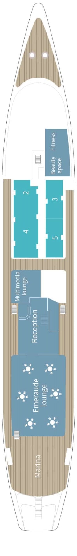 Deckplan Deck 3 · Alizés Deck 3