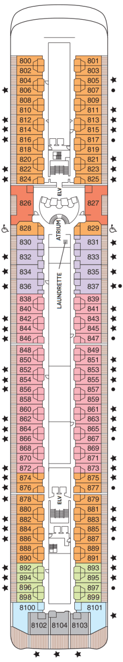 Deckplan Deck 8