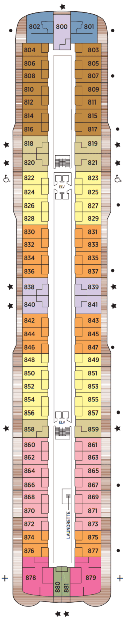 Deckplan Deck 8