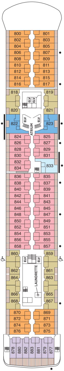 Deckplan Deck 8