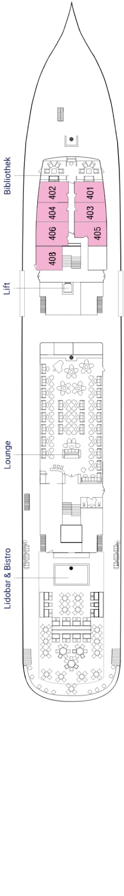 Deckplan Deck 3 · Lidodeck 3