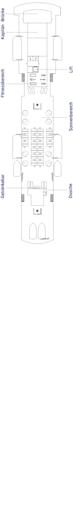 Deckplan Deck 4 · Sonnendeck 4