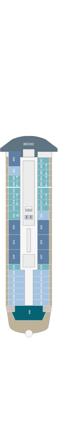 Deckplan Deck 8