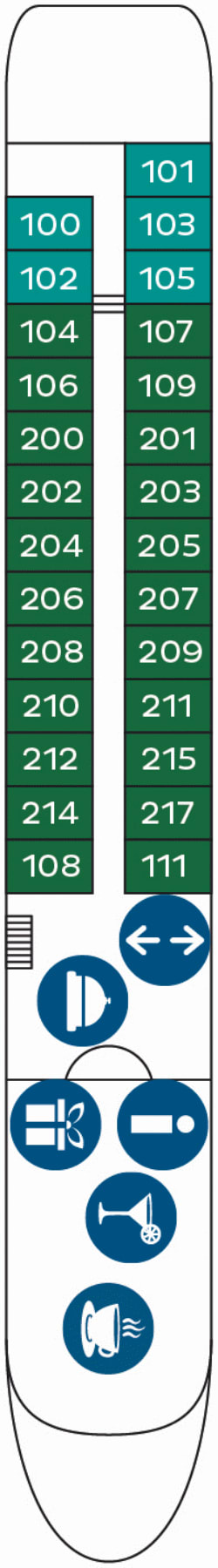 Deckplan: Hauptdeck 2