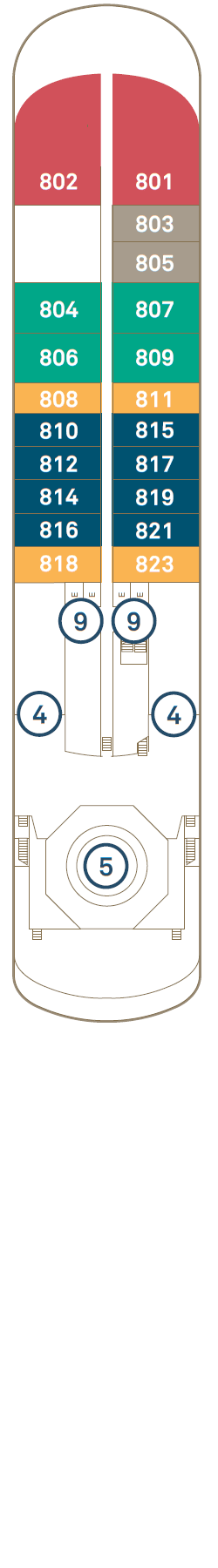 Deckplan Deck 8