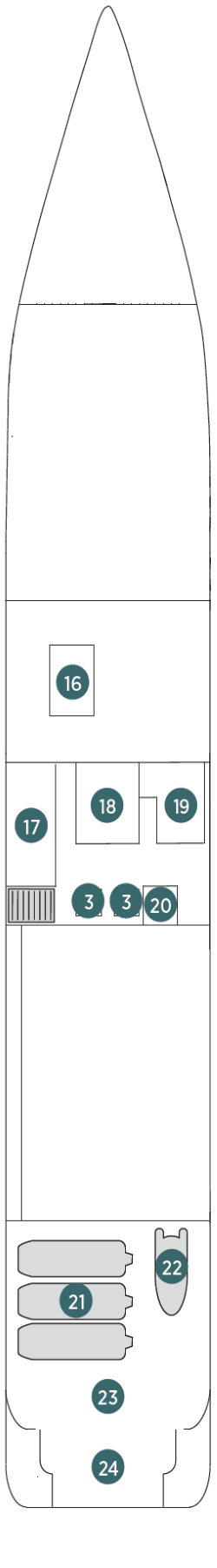 Deckplan Deck 2 · Wellness Deck  2