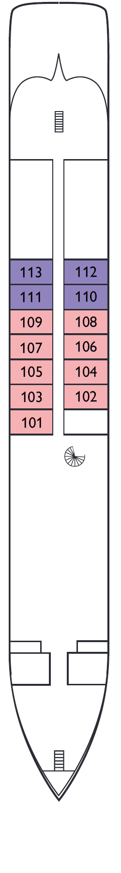 Deckplan: Pianodeck 1