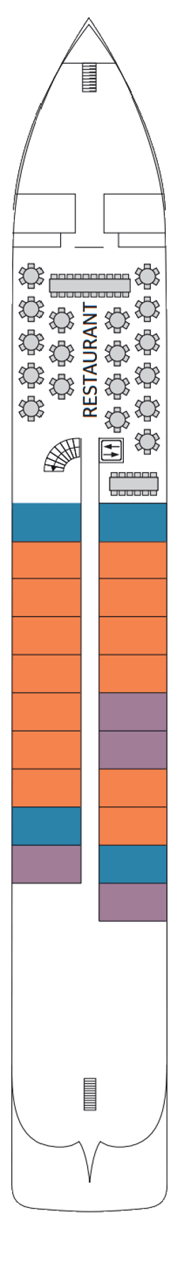 Plano do convés: Hauptdeck 1