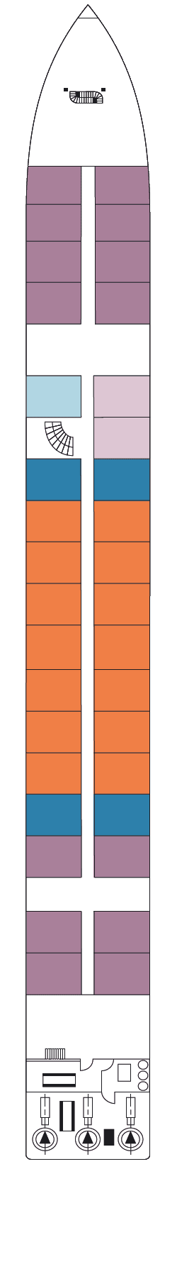 Plano do convés: Hauptdeck 1