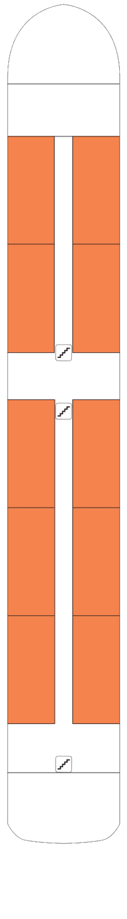 Plano do convés: Hauptdeck 1