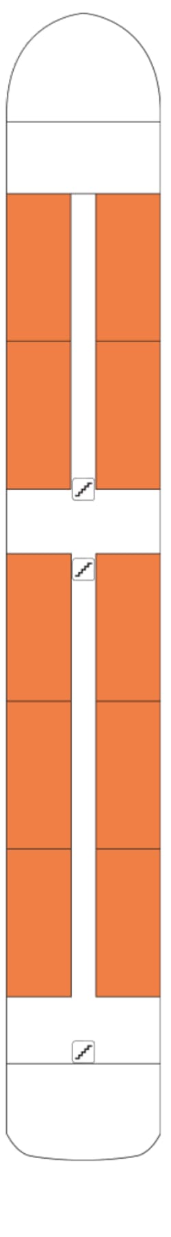 Plano de cubierta: Hauptdeck 1