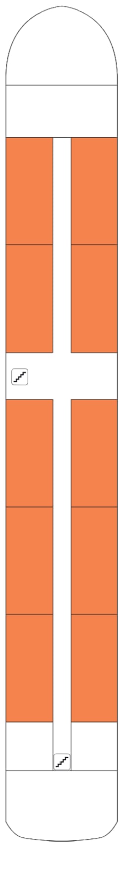 Plano de cubierta: Hauptdeck 1